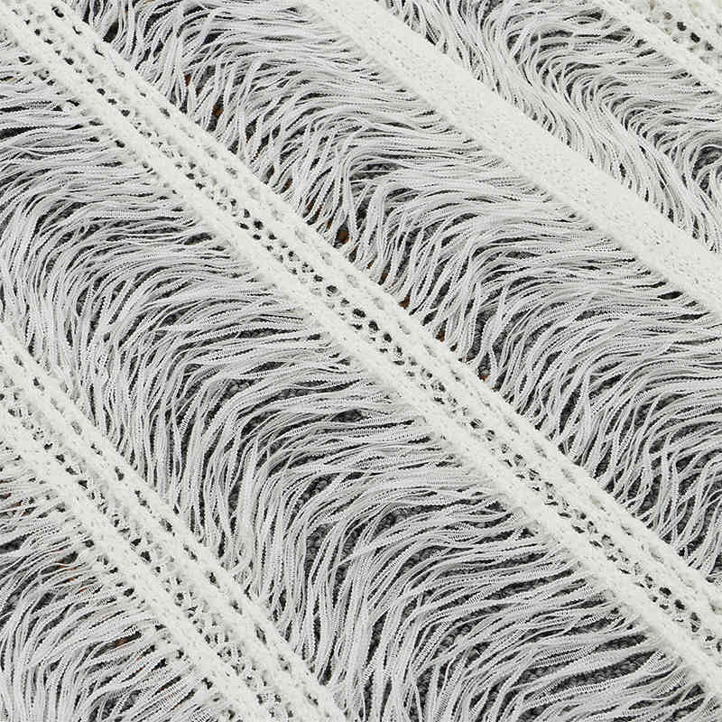 Sexy Through Hollow Out Bikini Cover-ups White Crochet Tunic Women Summer Dress Beach Wear Swim Suit Cover Up A862 210420