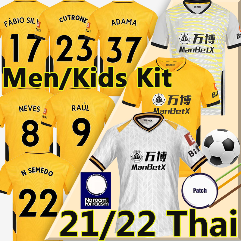 21/22 Wolves soccer jerseys Wanderers fans player version SEMEDO NEVES RAUL 2021 2022 ADAMA FÁBIO SILVA PODENCE J.OTTO football shirt men + kids kit jersey uniforms, 20 21 home kids kits
21/22 Wolves soccer jerseys Wanderers fans player version SEMEDO NEVES RAUL 2021 2022 ADAMA FÁBIO SILVA PODENCE J.OTTO football shirt men + kids kit jersey uniforms, 20 21 home kids kits