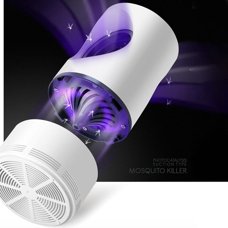 Mosquito Killer Lamp UV Night Light USB Insect Bug Zapper Trap Lantern Repellent Outdoor Gadgets