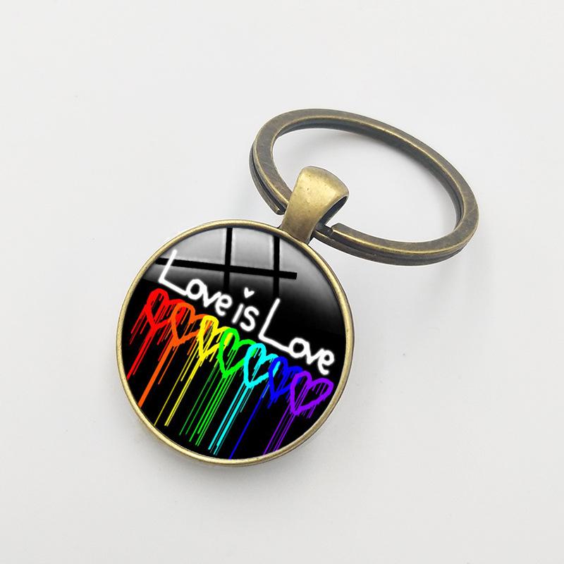 Keychains 2021 Rainbow LGBT Love Heart Crystal Car Keyrings Gay Pride Rhinestone Keys Pendant Lover Couple Men Jewelry
Keychains 2021 Rainbow LGBT Love Heart Crystal Car Keyrings Gay Pride Rhinestone Keys Pendant Lover Couple Men Jewelry