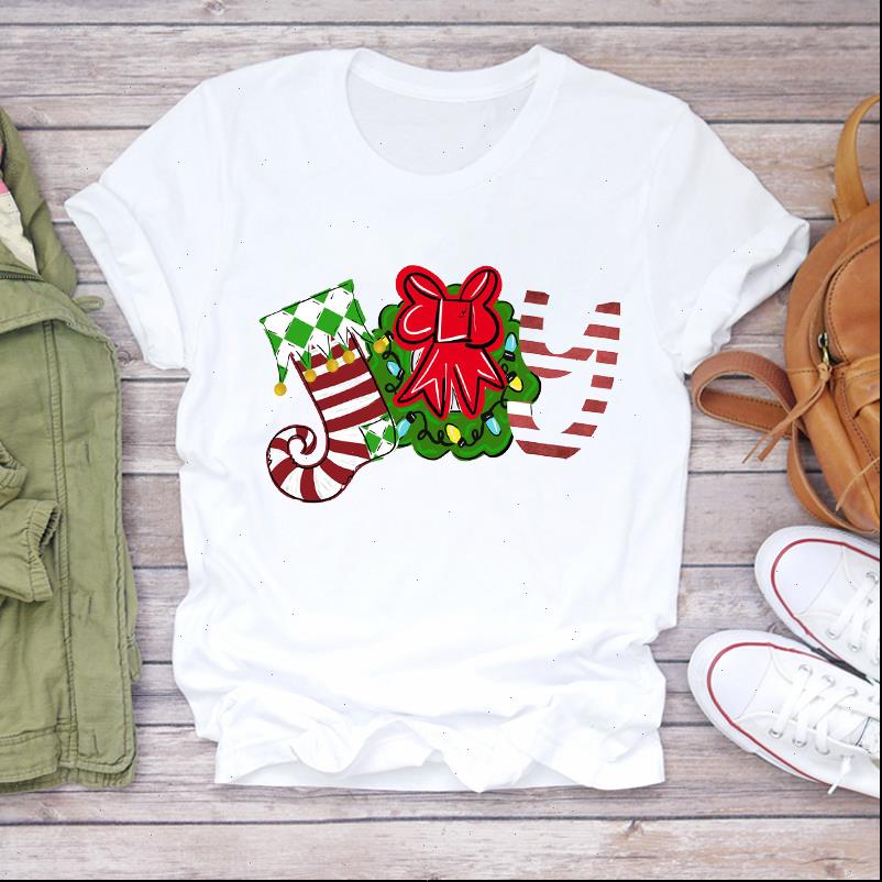 christmas striped happy time printing womens t shirt 90s holiday print graphic tee, White
christmas striped happy time printing womens t shirt 90s holiday print graphic tee, White