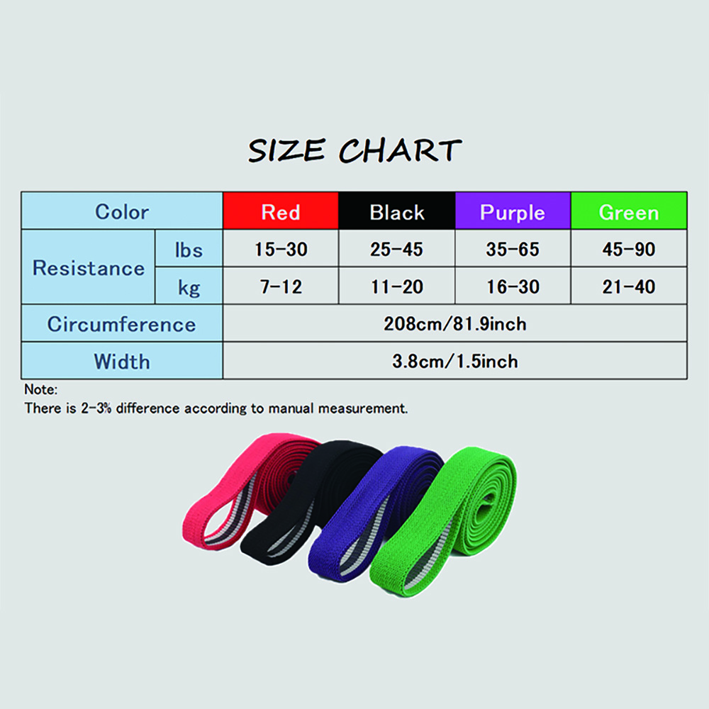Yoga Gym Fitness Equipment Long Resistance Bands Elastic Bands For Pullup Assist Stretching Training Booty Hip workout Home