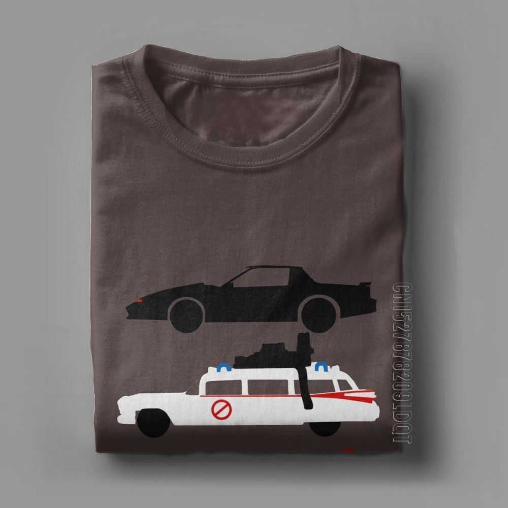 The Car's Star Back To Future T-Shirt Time Machine T Men Male Tshirt Clothes Oversize Tee Cotton 210629