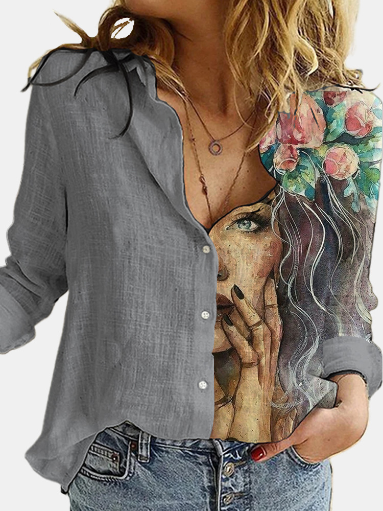 women clothing blouses designer Turn Down Collar Long Sleeve Womens Shirts Elegant Print Autumn Casual Office Button Shirt Tops versace shirt tottenham
women clothing blouses designer Turn Down Collar Long Sleeve Womens Shirts Elegant Print Autumn Casual Office Button Shirt Tops versace shirt tottenham