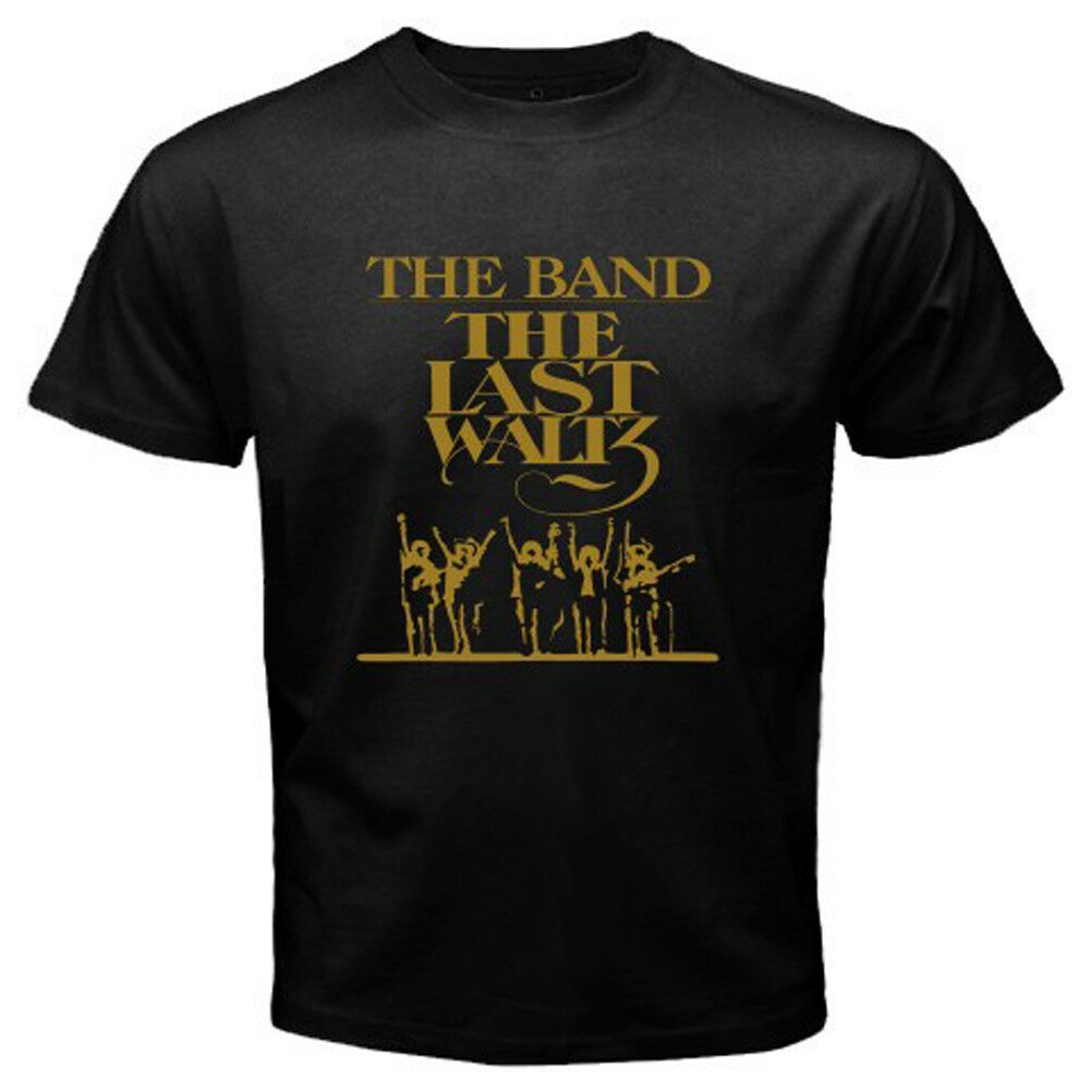 New The Band The Last Waltz Winter Logo Men's Black T-Shirt Size S-3XL