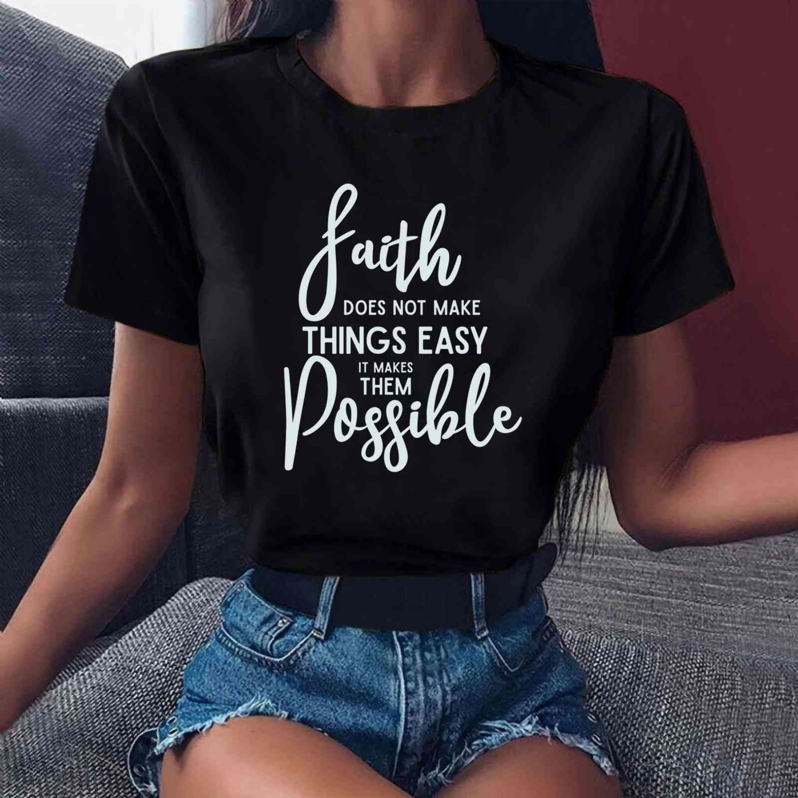20214 round neck women's trend short sve loose pullover lettered summer and autumn t-shirt, White
20214 round neck women's trend short sve loose pullover lettered summer and autumn t-shirt, White