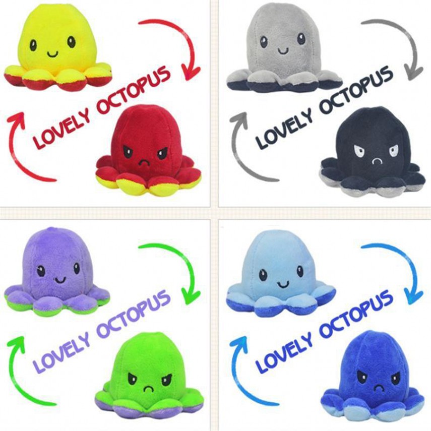 Reversible Flip Octopus Plush Stuffed Toy Soft Animal Home Accessories Cute Animal Doll Children Gifts Baby Girls Boys Companion Plush Toy
Reversible Flip Octopus Plush Stuffed Toy Soft Animal Home Accessories Cute Animal Doll Children Gifts Baby Girls Boys Companion Plush Toy