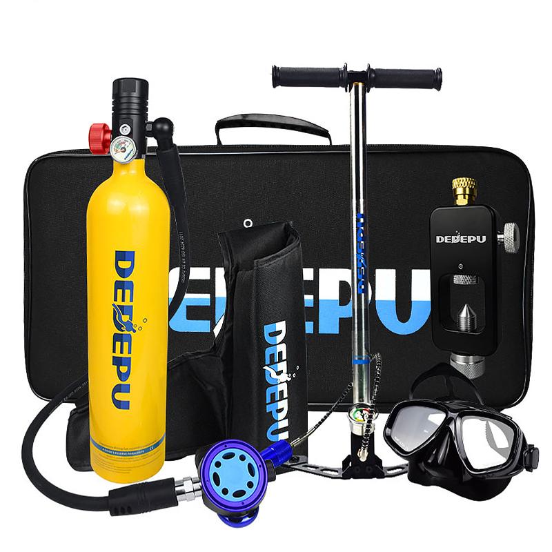 Diving Accessories 1L Air Cylinder Scuba Tank Oxygen 20 Minutes Capability Underwater Breathing Device Snorkeling Equipment
Diving Accessories 1L Air Cylinder Scuba Tank Oxygen 20 Minutes Capability Underwater Breathing Device Snorkeling Equipment