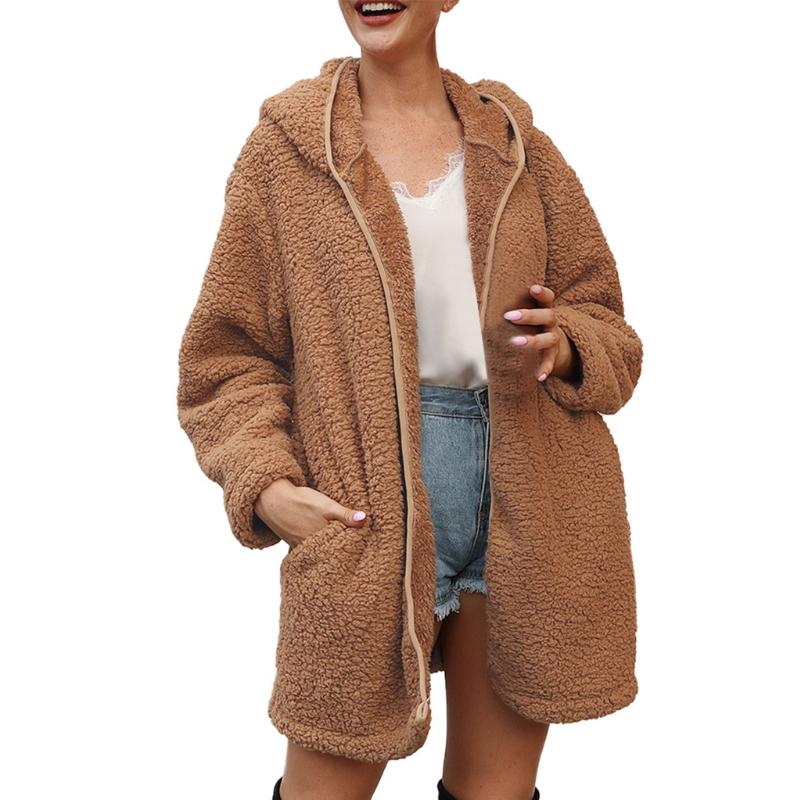 Women's Fur & Faux Elegant Coat Women 2021 Autumn Winter Warm Soft Zipper Jacket Female Overcoat Pocket Casual Teddy Outwear, Black
Women's Fur & Faux Elegant Coat Women 2021 Autumn Winter Warm Soft Zipper Jacket Female Overcoat Pocket Casual Teddy Outwear, Black