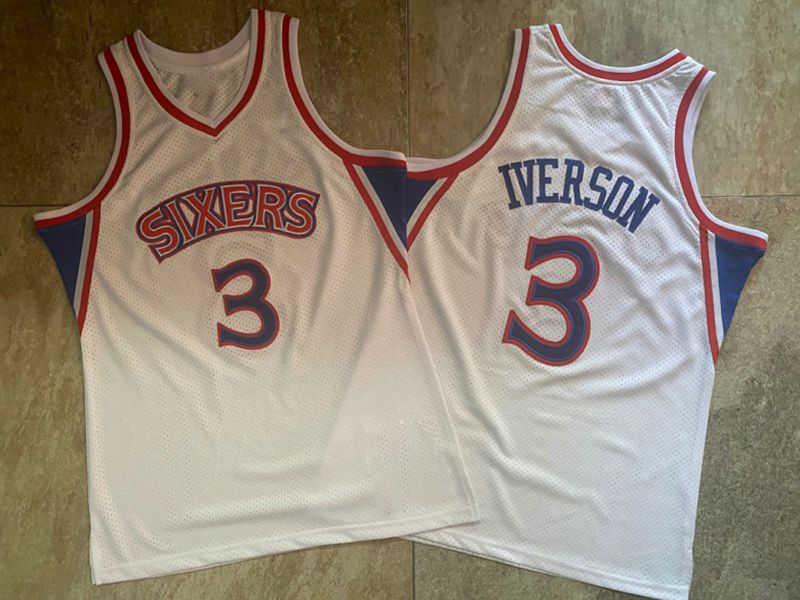 2021 low-priced Men Retro Classic Basketball Jersey Allen 3 Iverson rookie white Dense embroidered jerseys Vintage Breathable short Size S-2XL
2021 low-priced Men Retro Classic Basketball Jersey Allen 3 Iverson rookie white Dense embroidered jerseys Vintage Breathable short Size S-2XL