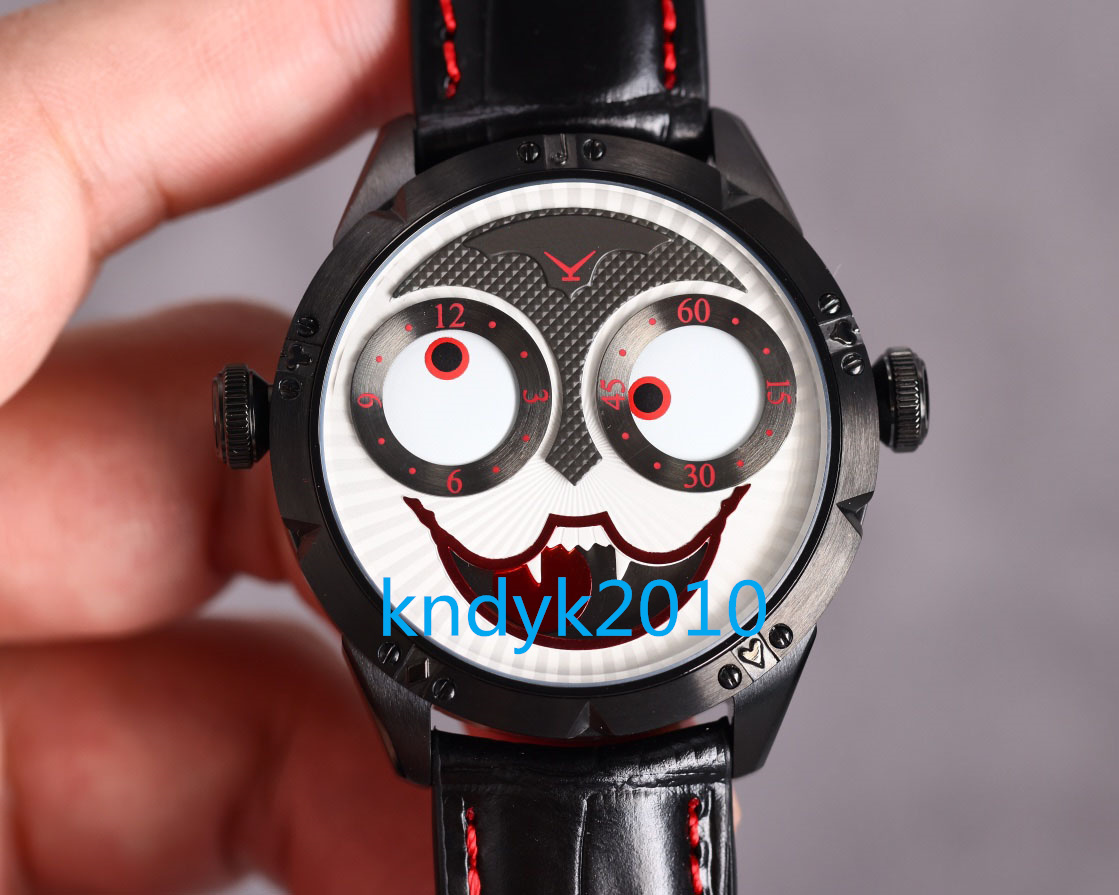 Luxury Clown Mens Watch Stainless Steel Swissl Quartz Sapphire Crystal Wristwatch Leather Strap Water Resistant 5 Colors
Luxury Clown Mens Watch Stainless Steel Swissl Quartz Sapphire Crystal Wristwatch Leather Strap Water Resistant 5 Colors