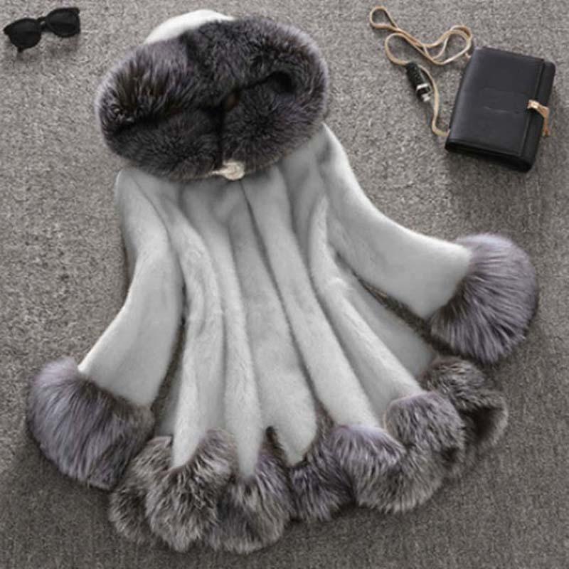 M-12XL Plus Size Luxury Imitation Mink Women Winter Faux Fur Coat Mid-Length Hooded Jacket Oversized Female Warm Parkas, Beige
M-12XL Plus Size Luxury Imitation Mink Women Winter Faux Fur Coat Mid-Length Hooded Jacket Oversized Female Warm Parkas, Beige