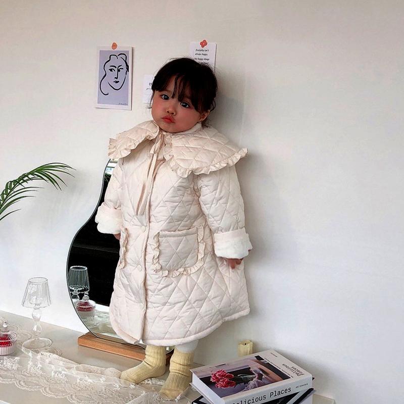 Down Coat Winter Girls Warm Jacket Baby Children Outwear Kids Clothes Fashion Geometric Detachable Collar Cotton Padded 1 To 6 Yrs, Blue;gray
Down Coat Winter Girls Warm Jacket Baby Children Outwear Kids Clothes Fashion Geometric Detachable Collar Cotton Padded 1 To 6 Yrs, Blue;gray