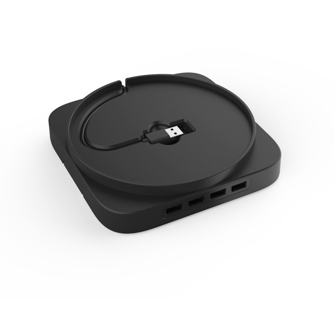 NEW Vertical Stand for Xbox Series X with 4 Ports USB 2.0 Hub Blue Light Cradle Base Game Console Vertical Stands Accessories