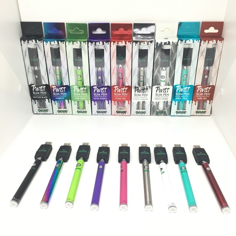 OOZE Twist VV Preheat Battery 320mah Co2 Oil Vaporizer vape pen 510 thread Preheating Batteries With USB Charger Newest packaging
OOZE Twist VV Preheat Battery 320mah Co2 Oil Vaporizer vape pen 510 thread Preheating Batteries With USB Charger Newest packaging