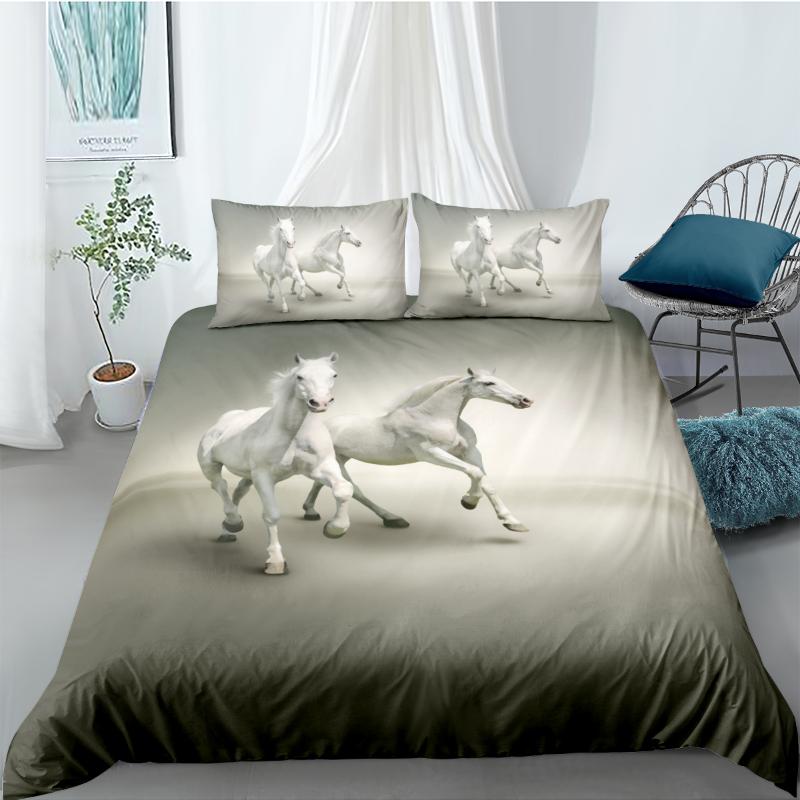 Bedding Sets 3D Gray Bed Linen Animals Duvet Cover And Pillow Slips Full Double Single Queen King Size 173*230cm Horse Bedclothes, Nyy128
Bedding Sets 3D Gray Bed Linen Animals Duvet Cover And Pillow Slips Full Double Single Queen King Size 173*230cm Horse Bedclothes, Nyy128