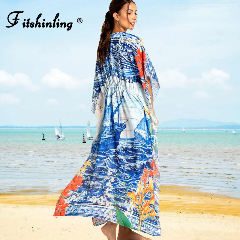 Fitshinling Cotton Beach Kimono Bohemain Holiday Bikini Cover Up Swimwear Split Print Oversize Outings Summer Long Cardigans New
Fitshinling Cotton Beach Kimono Bohemain Holiday Bikini Cover Up Swimwear Split Print Oversize Outings Summer Long Cardigans New