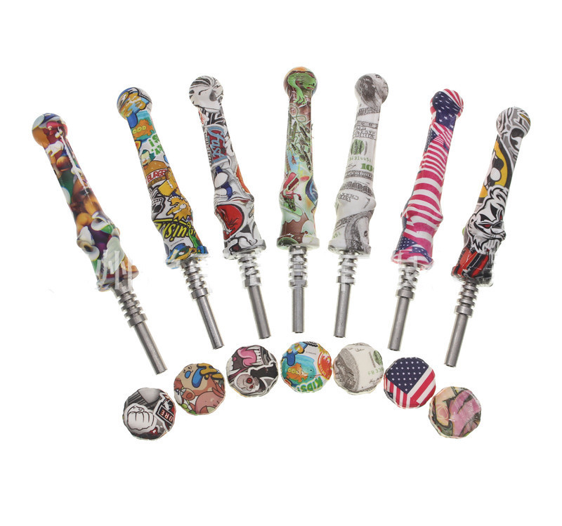 silicone nector collector kit cigarette holder colors painting smoking accessaries
silicone nector collector kit cigarette holder colors painting smoking accessaries