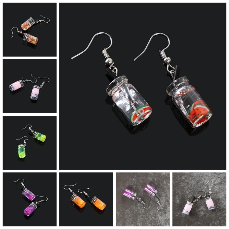 Dangle & Chandelier Pearl Milk Tea Fruit Creative Personality Drop Earrings Japanese Korean Fun Ear Hook Small For Women Female Gift
Dangle & Chandelier Pearl Milk Tea Fruit Creative Personality Drop Earrings Japanese Korean Fun Ear Hook Small For Women Female Gift