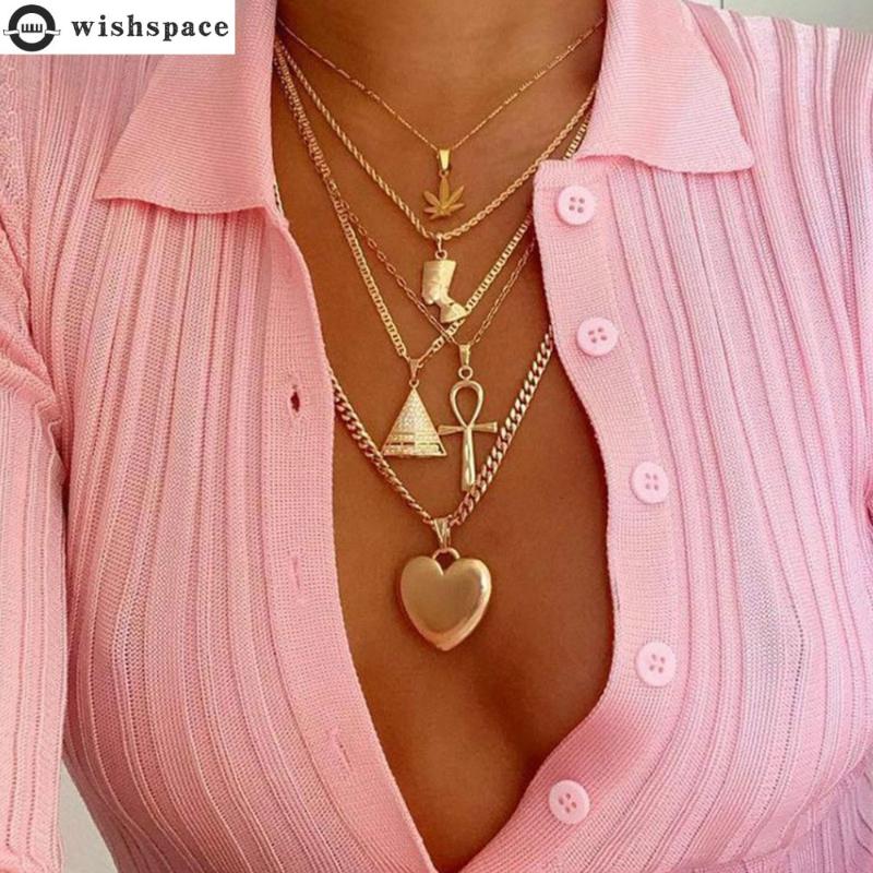 Exaggerated Metal Spring/summer Cross Necklace Choker Multilayer Jewelry Wholesale Fashion Woman Chains, Silver
Exaggerated Metal Spring/summer Cross Necklace Choker Multilayer Jewelry Wholesale Fashion Woman Chains, Silver