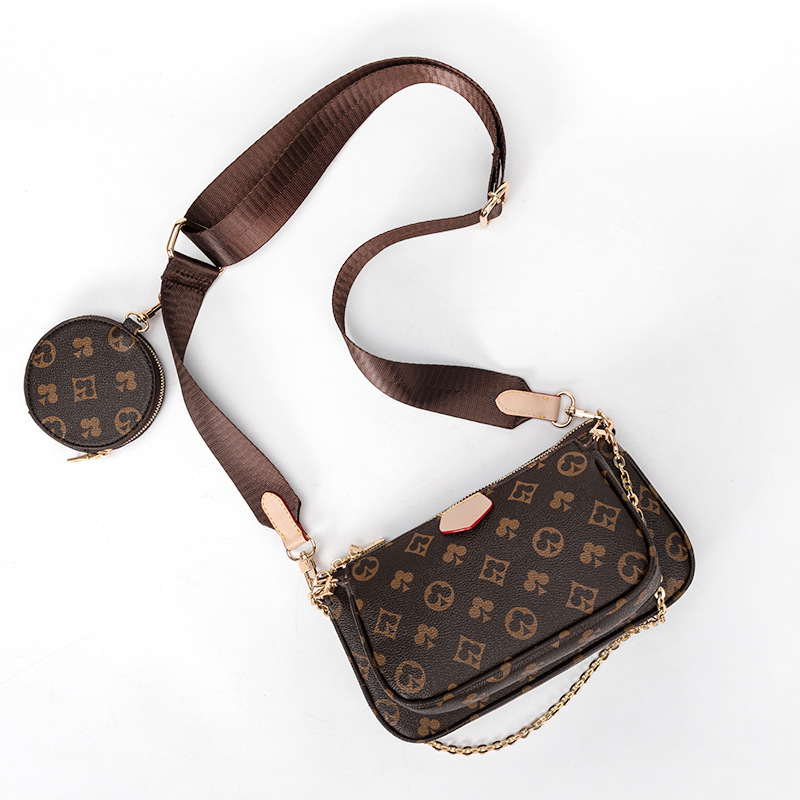 Top Calidad 3 PCS / Set Shoulder Bags Mujeres Bolsas de hombro Favorito Multi Pochette Accesorios Purse Messenger Bolsos Flor Designer Lady Cuero con caja y bolsa polvo, C4 a
Top Calidad 3 PCS / Set Shoulder Bags Mujeres Bolsas de hombro Favorito Multi Pochette Accesorios Purse Messenger Bolsos Flor Designer Lady Cuero con caja y bolsa polvo, C4 a