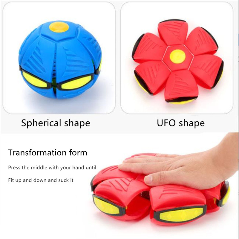Fidget Toys Magic flying ball decompression puzzle luminous foot deformation vent ball parent-child interaction toy outdoor entertainment