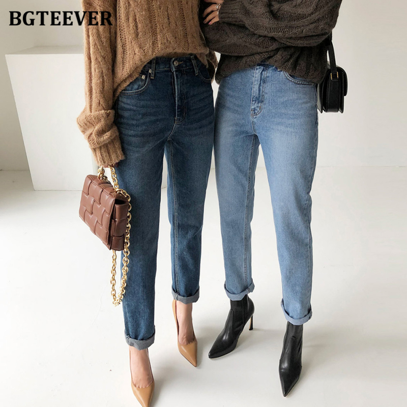 BGTEEVER Vintage Streetwear Women Denim Blue Jeans Autumn Winter High Waist Loose Trousers Female Straight Leg Jeans Pants, Light blue
BGTEEVER Vintage Streetwear Women Denim Blue Jeans Autumn Winter High Waist Loose Trousers Female Straight Leg Jeans Pants, Light blue