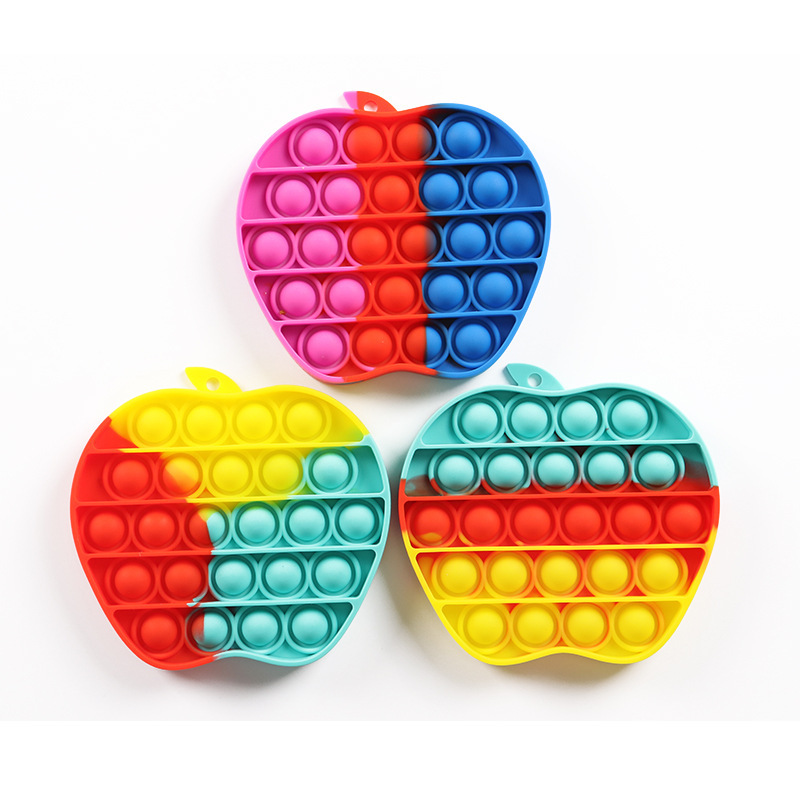 Silicone POP Toy Party Favor child Adult Fidget Sensory silicone Toys Apple Stress Reliever T2
Silicone POP Toy Party Favor child Adult Fidget Sensory silicone Toys Apple Stress Reliever T2