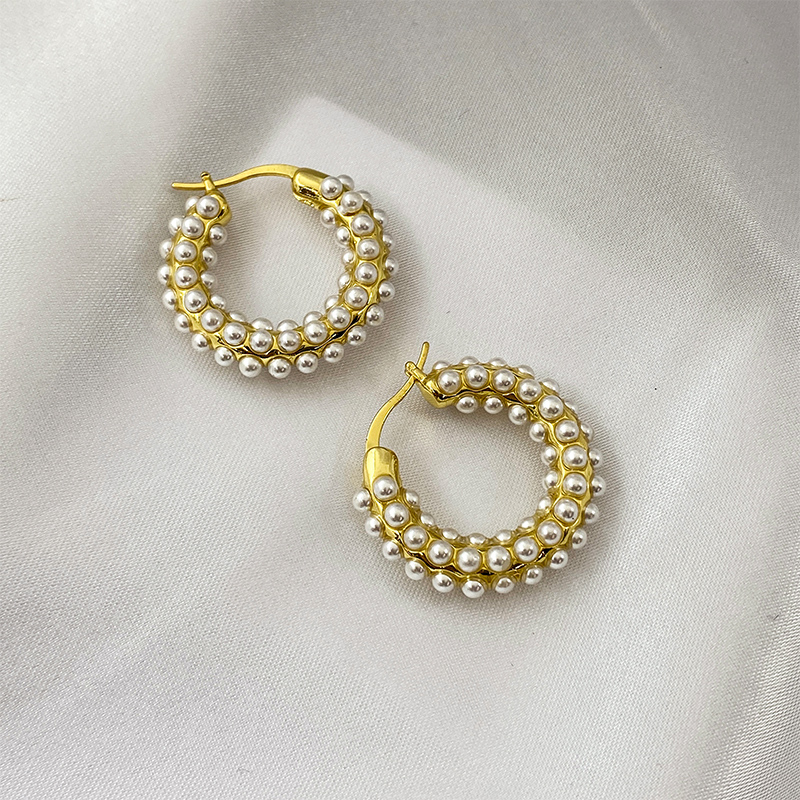 Retro Fashion Wild Pearl Earrings Stud High-End Gold-Plated Winter Models Trend Niche Design Ins Jewelry Accessories
Retro Fashion Wild Pearl Earrings Stud High-End Gold-Plated Winter Models Trend Niche Design Ins Jewelry Accessories