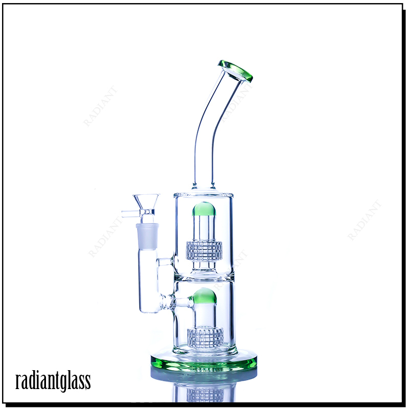 Glass Bongs Double Chamber Matrix Percolator 13'' Hookahs Bent Neck Water Pipe 19mm Female Joint Heady Bubbler Dab Rigs
Glass Bongs Double Chamber Matrix Percolator 13'' Hookahs Bent Neck Water Pipe 19mm Female Joint Heady Bubbler Dab Rigs