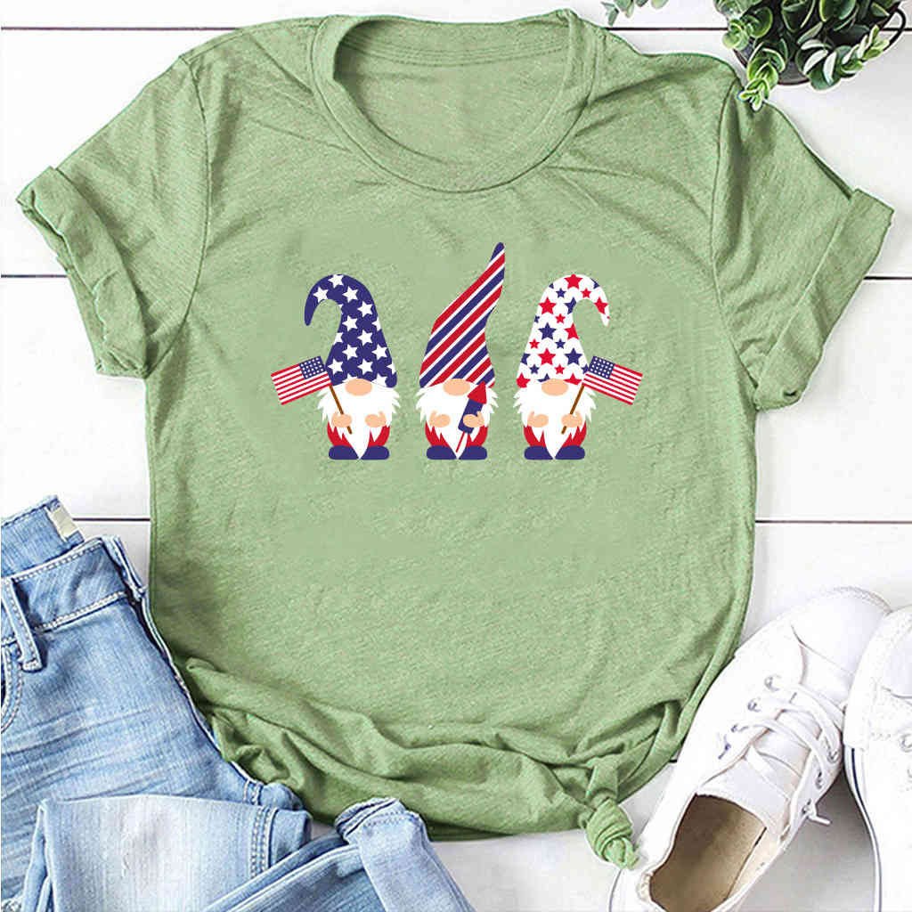 summer frh and sweet men's women's short sve casual loose three dwarfs american flag art print, White
summer frh and sweet men's women's short sve casual loose three dwarfs american flag art print, White