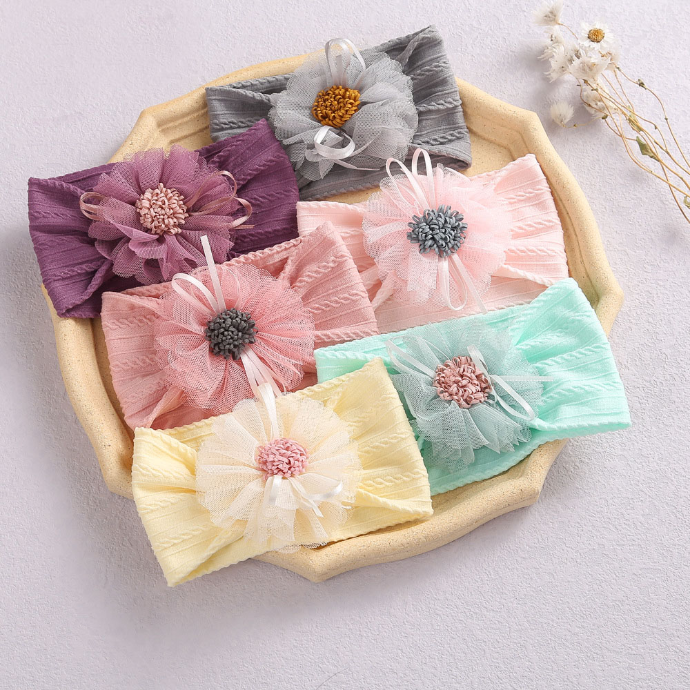 15770 Europe Fashion Infant Baby Nylon Headband Lace Flower Kids Elastic Hair Band Children Soft Headwear Hairbands 6 Colors, Mixed color
15770 Europe Fashion Infant Baby Nylon Headband Lace Flower Kids Elastic Hair Band Children Soft Headwear Hairbands 6 Colors, Mixed color
