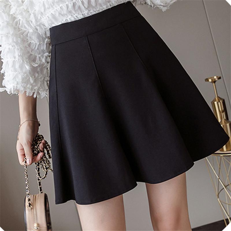 Skirts Black Skirt Women Autumn Winter High Waist Drape A-Line Short Faldas Mujer Moda 2021 Jupe Femme
Skirts Black Skirt Women Autumn Winter High Waist Drape A-Line Short Faldas Mujer Moda 2021 Jupe Femme
