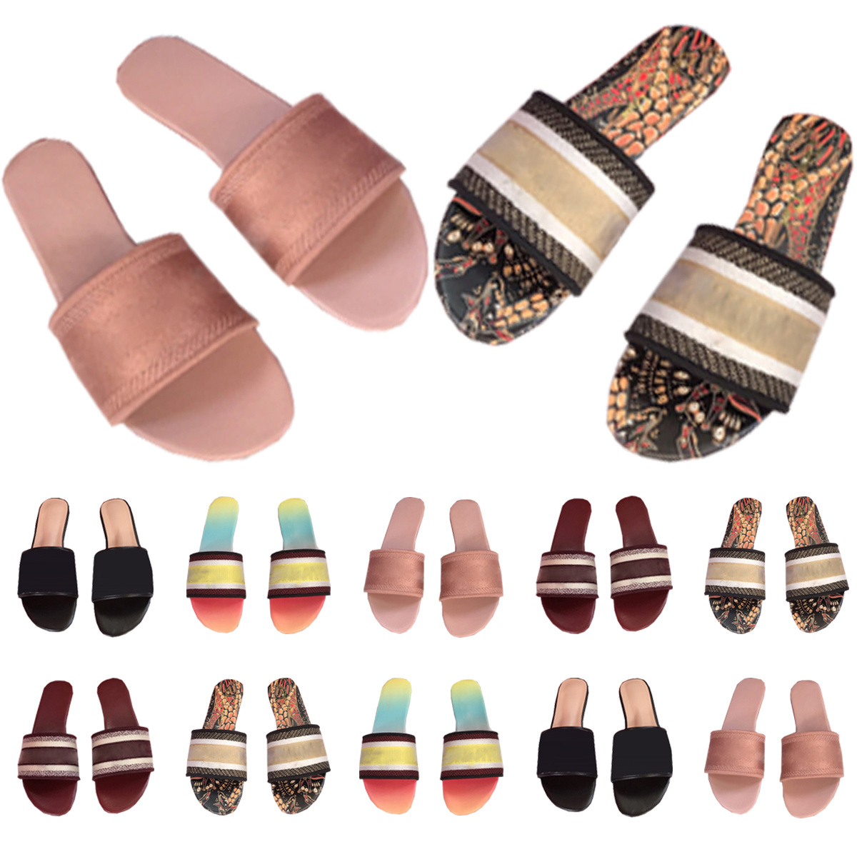 Slipper Men Rivets Shoes Red Bottom Scuffs Luxurys Sandals Women Designers Flat Slides Flip Flops Paris Summer Beach Sexy Leather Slippers 2534, Black
Slipper Men Rivets Shoes Red Bottom Scuffs Luxurys Sandals Women Designers Flat Slides Flip Flops Paris Summer Beach Sexy Leather Slippers 2534, Black