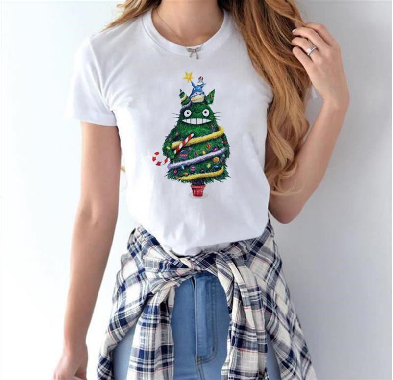 merry christmas tree print men and women womens short sleeve o neck loose day tee, White;black
merry christmas tree print men and women womens short sleeve o neck loose day tee, White;black