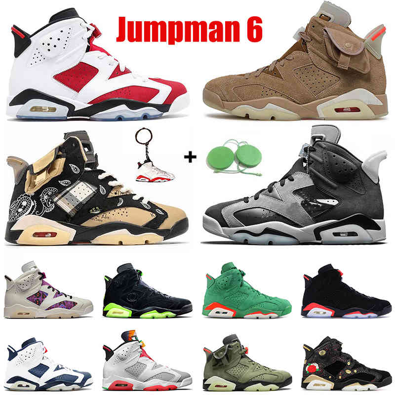 2021 TOP QUALITY Carmine Men Women Basketball Shoes Jumpman 6 6s British Khaki Sports Hare Cactus Jack Aleali May Smoke Grey Trainers
2021 TOP QUALITY Carmine Men Women Basketball Shoes Jumpman 6 6s British Khaki Sports Hare Cactus Jack Aleali May Smoke Grey Trainers