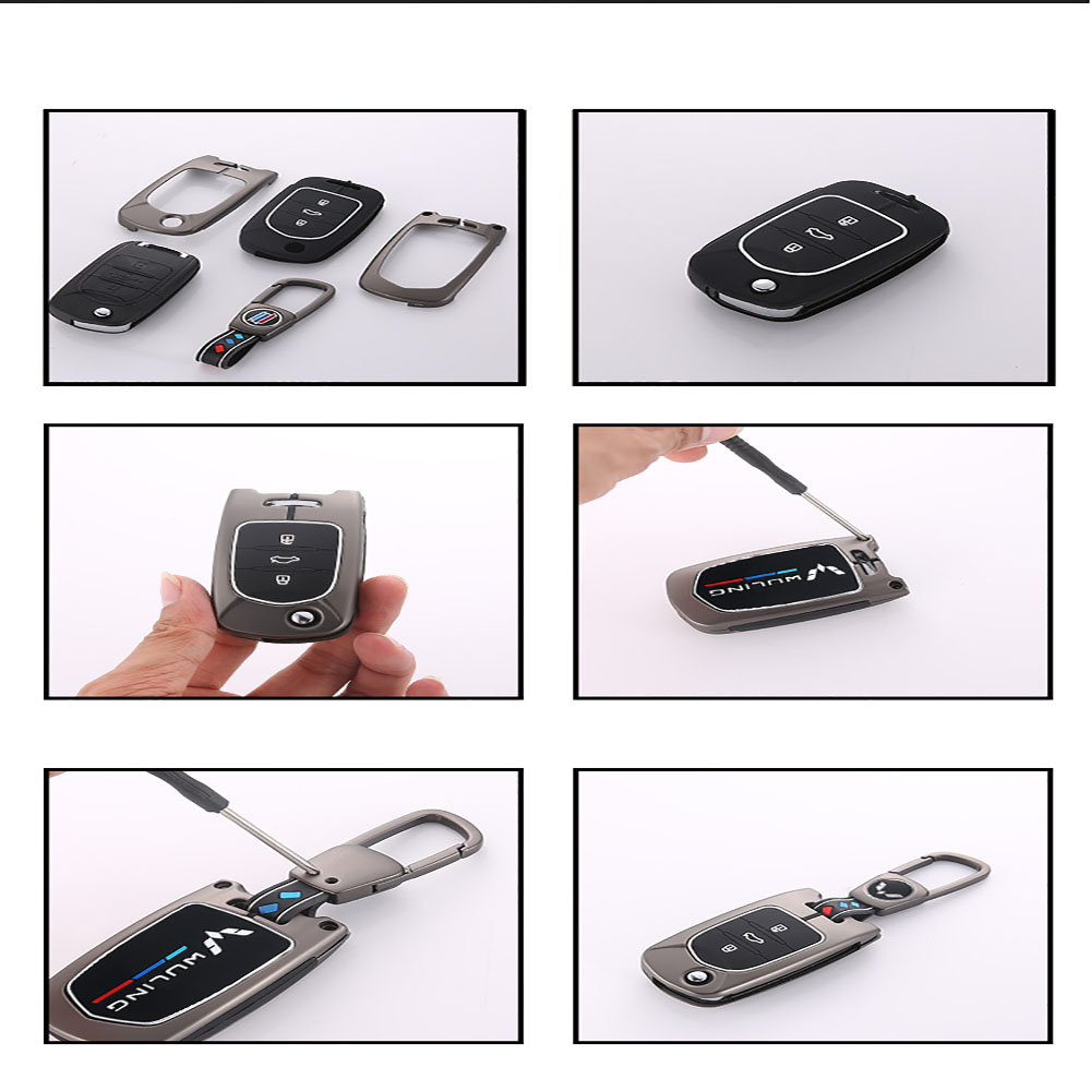 Car Key Case For Wuling Hongguang Miniev S3 Hongguang S journey 730 Kaijie Hongguangs Plus Buckle Keys Cover