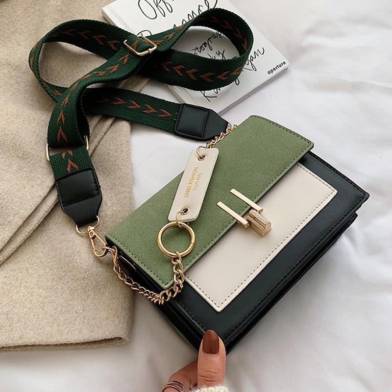 Retro Shoulder Bag Women Wide Strap PU Leather Simple Style Female Small Messenger Crossbody Bags Handbag Cross Body, Black
Retro Shoulder Bag Women Wide Strap PU Leather Simple Style Female Small Messenger Crossbody Bags Handbag Cross Body, Black