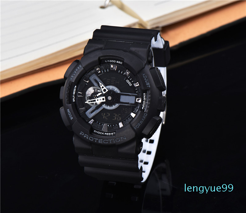 Mens Fashion sport shock Watch All functions work g digital Watches Men Dual Display LED Quartz Wristwatches, Slivery;brown
Mens Fashion sport shock Watch All functions work g digital Watches Men Dual Display LED Quartz Wristwatches, Slivery;brown