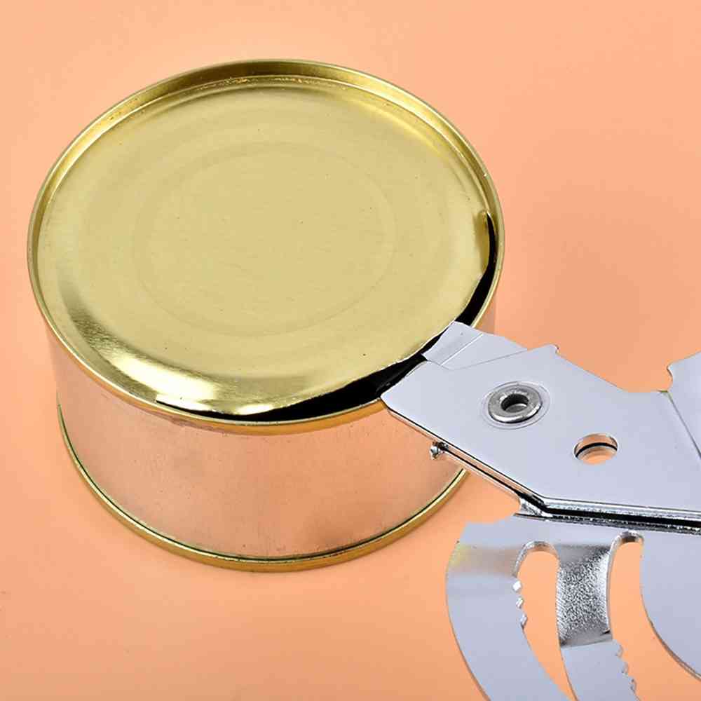 Multifunction Can Opener Stainless Steel Manual Bottle Opener Kitchen Gadget For Canned Fruit Canned Beef Canned Chicken