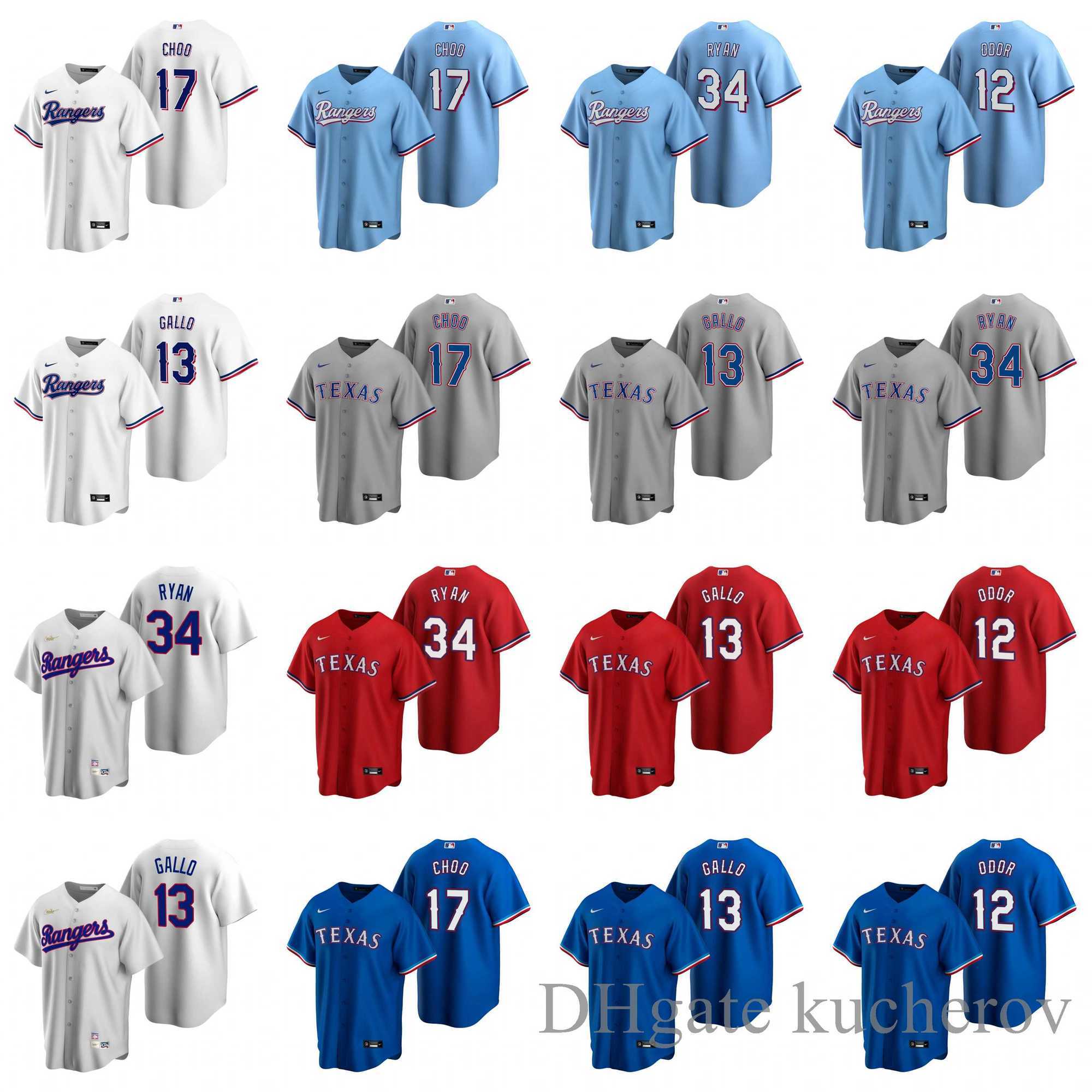 2021 Texas Rangers Baseball Jerseys 34 Nolan Ryan Jersey 13 Joey Gallo 12 Rougned Odor 17 Shin-Soo Choo Stitched, 17 choo
2021 Texas Rangers Baseball Jerseys 34 Nolan Ryan Jersey 13 Joey Gallo 12 Rougned Odor 17 Shin-Soo Choo Stitched, 17 choo
