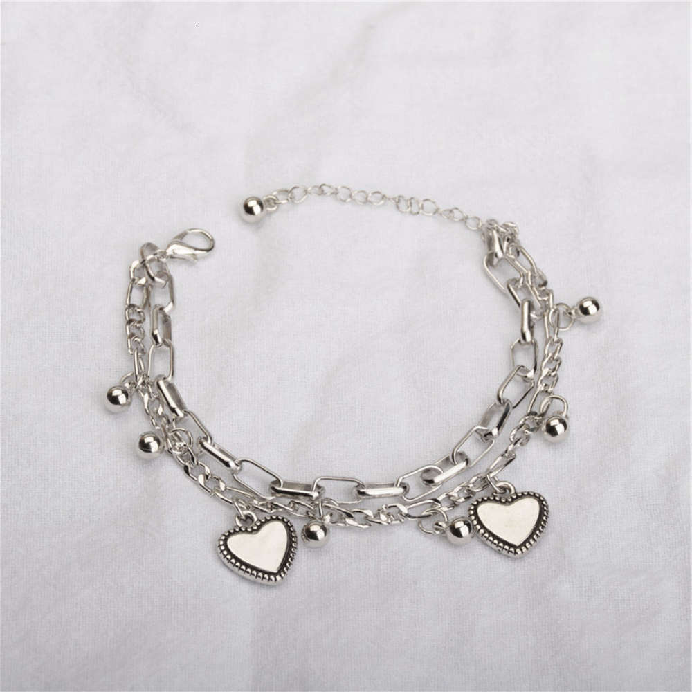 Hand catenary Japan and South Korea harasu fashion hip hop sweet Bracelet trend Street Po accessories cool love double BRACELET WOMEN, Golden;silver
Hand catenary Japan and South Korea harasu fashion hip hop sweet Bracelet trend Street Po accessories cool love double BRACELET WOMEN, Golden;silver