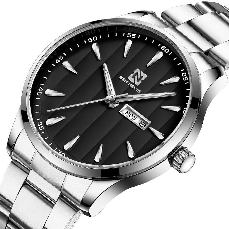 Ben Nevis Silver Quartz Sports Watches For Men Luxury Business Steel Wrist Watch Male Clock Relogio Masculino Gift Wristwatches, Rose steel strip
Ben Nevis Silver Quartz Sports Watches For Men Luxury Business Steel Wrist Watch Male Clock Relogio Masculino Gift Wristwatches, Rose steel strip