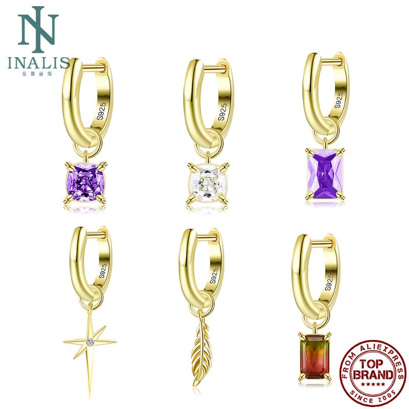 Dangle & Chandelier INALIS 925 Sterling Silver Drop Earring Separable Pendant Special Earrings For Women Colorful Luxury Fine Jewelry Party
Dangle & Chandelier INALIS 925 Sterling Silver Drop Earring Separable Pendant Special Earrings For Women Colorful Luxury Fine Jewelry Party