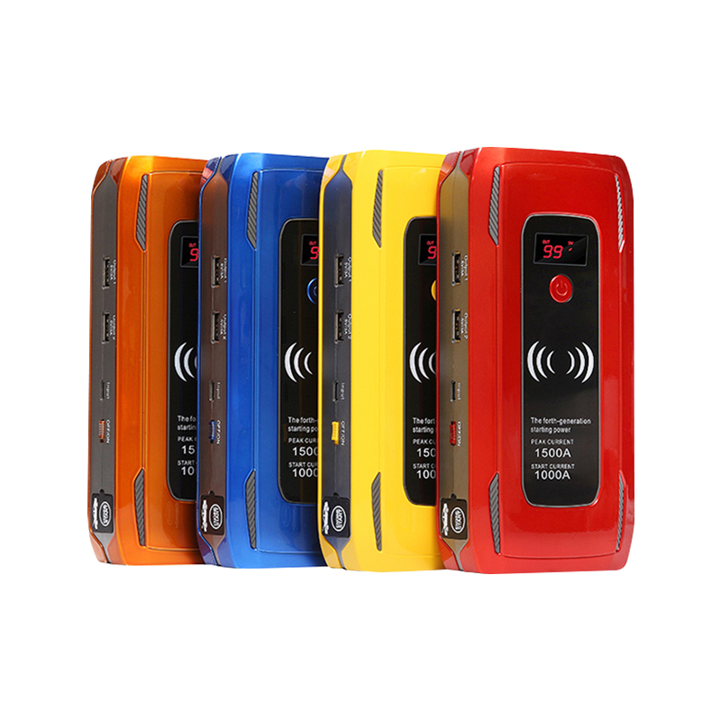 26000mah Car Jump Starter Emergency Starting Power Supply Outdoor Travel 12V Portable Mobile Electric Lighting Sets