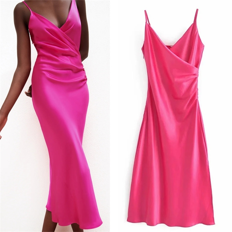 TRAF Za Summer Slip Long Dress Woman Rose Red Camisole Elegant Party Dresses Women Ruched Backless Midi Sexy Dresses 210630, Dark green
TRAF Za Summer Slip Long Dress Woman Rose Red Camisole Elegant Party Dresses Women Ruched Backless Midi Sexy Dresses 210630, Dark green