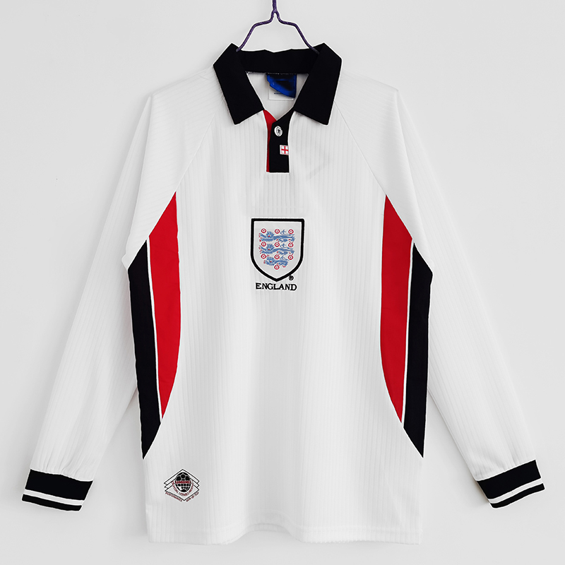 1998 Retro version #7 BECKHAM Nation Team Soccer jersey #20 OWEN Adult Long Sleeve Home White Soccer shirts Adult Football Uniform, No number no name
1998 Retro version #7 BECKHAM Nation Team Soccer jersey #20 OWEN Adult Long Sleeve Home White Soccer shirts Adult Football Uniform, No number no name