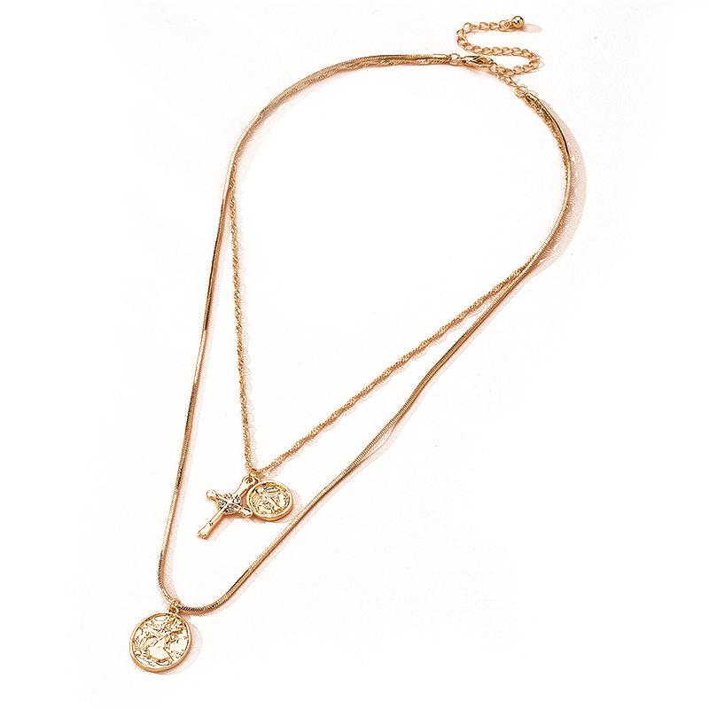 Pendant Necklaces Catholicism Cross Round Shine Rhinestone Multilayer Gold Plating Charm Chain Virgin Mary Jewelry Gift For Men Women
Pendant Necklaces Catholicism Cross Round Shine Rhinestone Multilayer Gold Plating Charm Chain Virgin Mary Jewelry Gift For Men Women