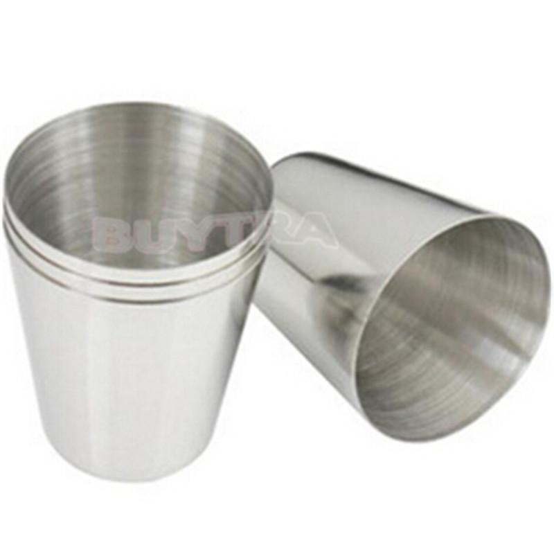 Cups & Saucers 1Pcs Stainless Steel Wine Beer Coffee Whiskey Cup Outdoor Travel Camping Drop Resistance Children Water Drinkware
Cups & Saucers 1Pcs Stainless Steel Wine Beer Coffee Whiskey Cup Outdoor Travel Camping Drop Resistance Children Water Drinkware
