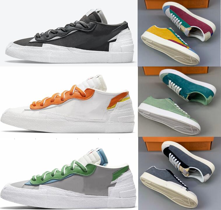 Blazers Mid Low classic Suede Skate board Fashion Sports Shoes white Grey Yellow Zapatos Man Womans Chaussures Sneaker size 36-45, #01
Blazers Mid Low classic Suede Skate board Fashion Sports Shoes white Grey Yellow Zapatos Man Womans Chaussures Sneaker size 36-45, #01